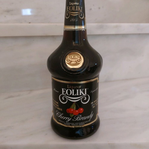 Liquer Eoliki Cherry Brandy new, vintage 80s, sealed