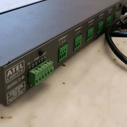 Lighting dimmer used for led lamps 6x2A dmx