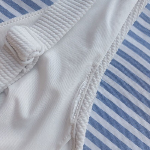 Bikini top H&M white size S like new without padding
