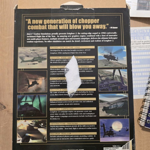 Longbow 2 Big Box PC Windows used