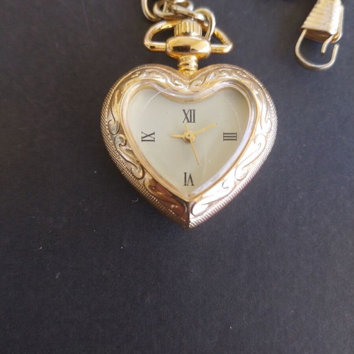 Women's pocket or necklace watch new, functional