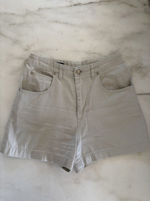 Banana Republic Vintage Βαμβακερές Σορτς με Ψηλή Μέση σαν καινούργιο, μπεζ γκρι