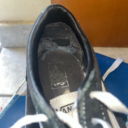 Vans Old Skool used, size 39, black sneakers