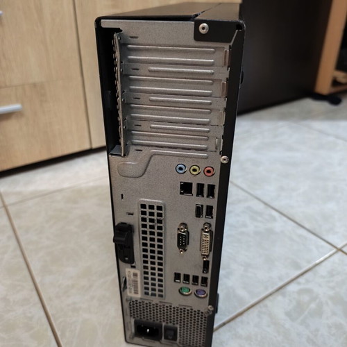 Fujitsu PC desktop used, 6GB RAM, 500GB hard drive, power supply issue