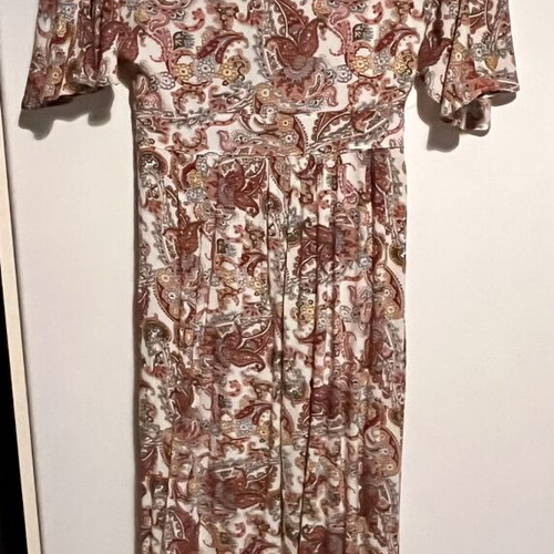 Philosophy women's maxi dress paisley print, like new