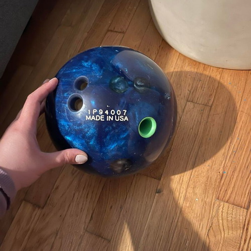 7ZONE Blue Bowling Ball Made in USA New