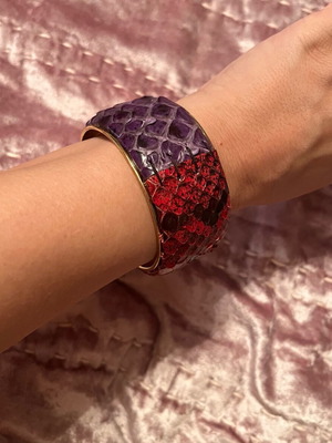 Dolce & Gabbana Python bracelet like new, multicolored