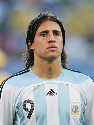 Authentic Hernan Crespo autograph like new