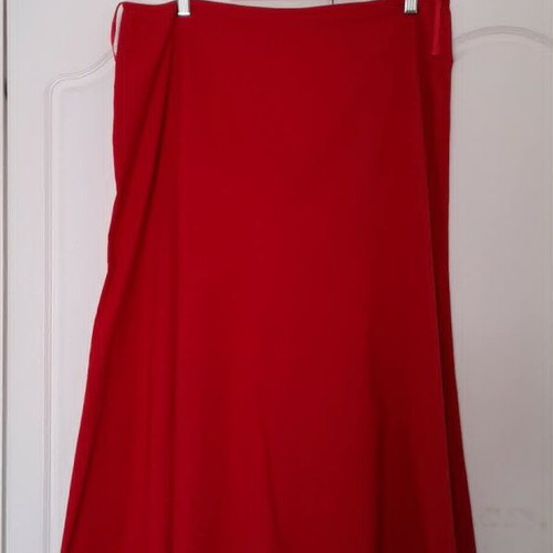 Raxevsky red maxi skirt new, size L