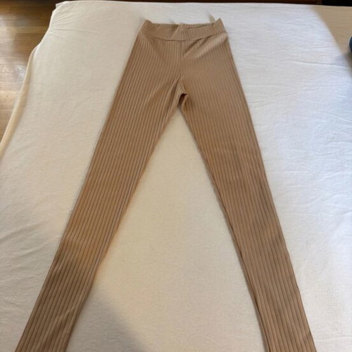 Pretty Little Thing fitted pants beige, like new, size S