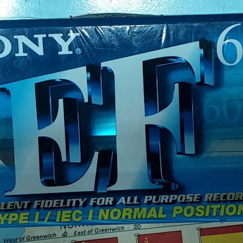 Sony EF60 cassettes new, pack of 5