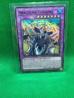 Dracotail Gulamel YUGIOH JUSH-EN007 Rare 1st Edition σε άριστη κατάσταση