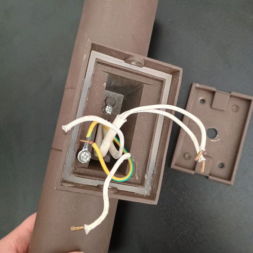 Wall light brown used