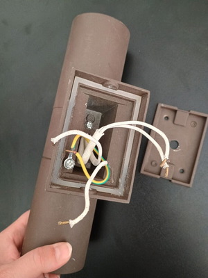 Wall light brown used