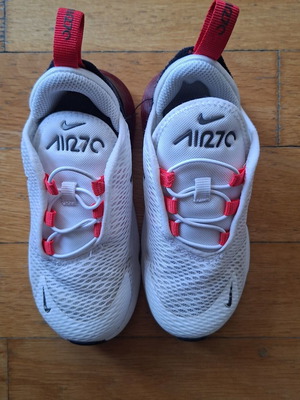 Nike Air Max 270 παιδικά sneakers λευκό/κόκκινο νούμερο 27 (10C)