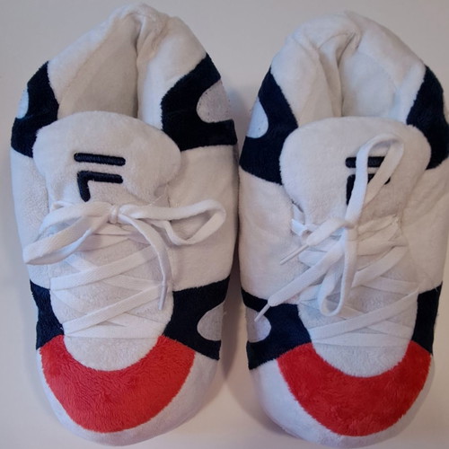 Fila slippers used no 40/41 white athletic style