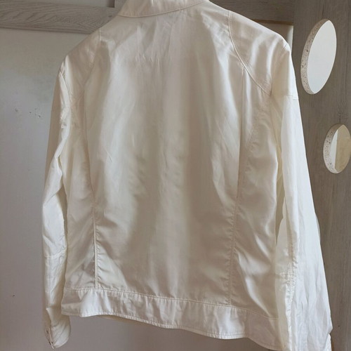Moncler women's jacket used, white, size M