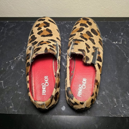 Feng Shoe women's sneakers used with animal print and platform