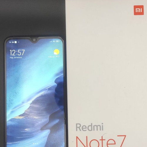 Xiaomi Redmi Note 7 128GB 4GB used, Android 10, dual SIM, blue