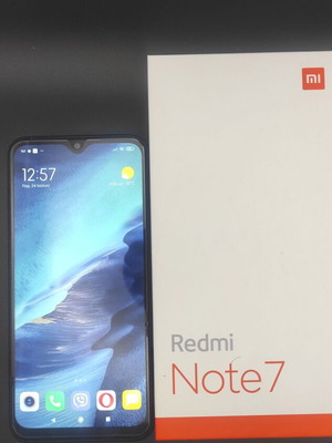 Xiaomi Redmi Note 7 128GB 4GB used, Android 10, dual SIM, blue