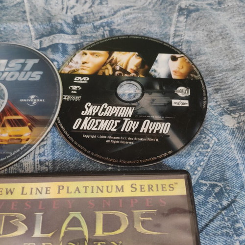 DVD movie pack of 5 with Greek subtitles, like new