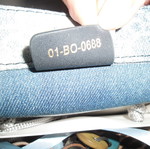 Τσάντα Christian Dior Book Totte denim καινούργια, μπλε