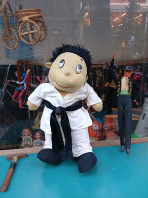 El Greco Karate Plush Doll used from 1980s