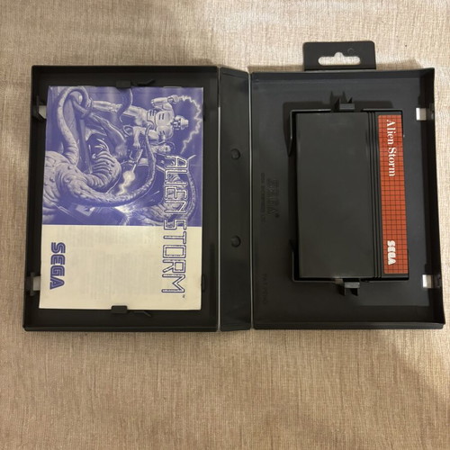 Alienstorm Sega Master System game, complete