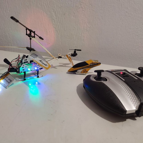F1 Series remote control helicopter used