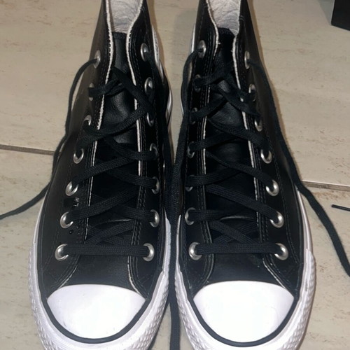 Converse All Star Chuck Taylor Lift Hi leather boots new, size 37, black