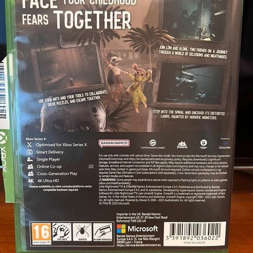 Little Nightmares 3 Xbox Series X One like new