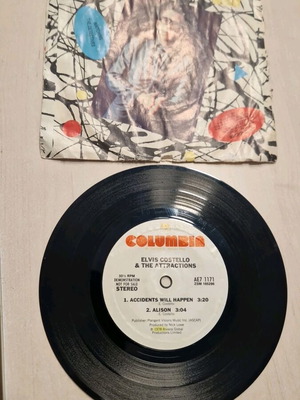 Elvis Costello & The Attractions Accidents Will Happen βινύλιο 7 ιντσών