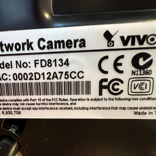Vivotek Network Camera FD8134 used
