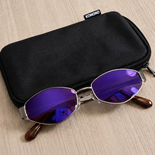 Komono sunglasses like new, white and purple