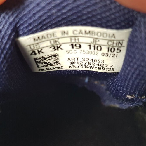 Adidas Tensaurus Kids Shoes No.19 like new, blue