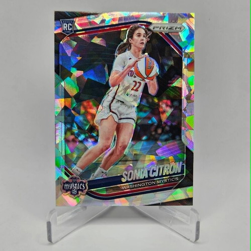 Panini Prizm WNBA Sonia Citron Cracked Ice rookie card like new