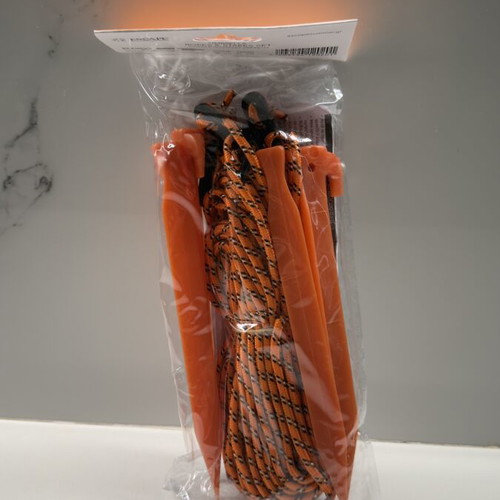 Ropes and pegs for beach umbrella or awning, pack of 4