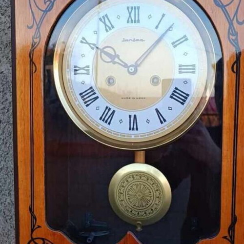 Vintage Russian wall clock used, analog