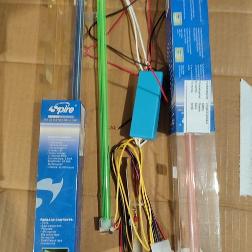 Cold cathode light three pieces green red blue new