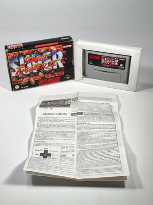 Street Fighter II Super Nintendo SNES PAL μεταχειρισμένο με ελληνικό εγχειρίδιο
