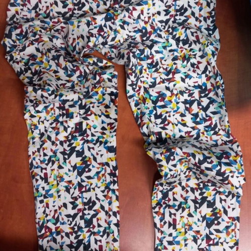 Zara fabric spring pants multicolored used size M