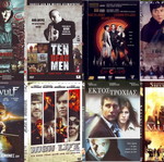 Adventure DVDs used, pack of 8 movies with subtitles