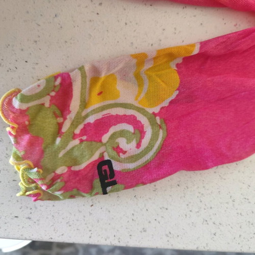 See Through Guru blouse XS used, pink and yellow, for 11 years old