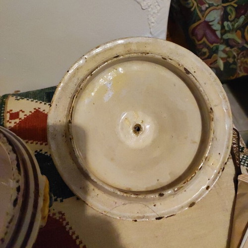 Apulia ceramic decoration used, height 18cm width 19cm