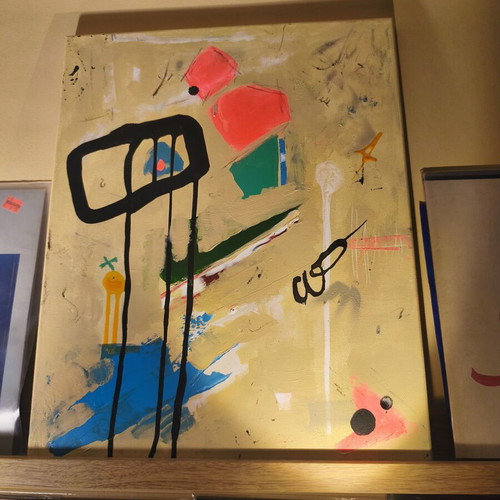 Painting on canvas abstract theme 40x50 like new