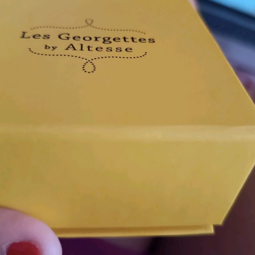 Les Georgettes by Altesse bracelet gold plated, new with double strap