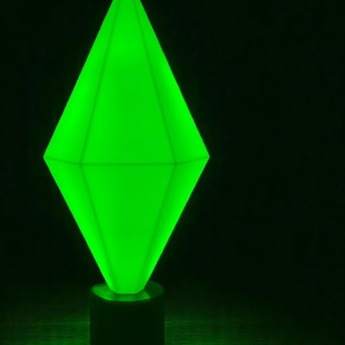 Lightbox Sims Plumbob 3D printed lamp new with LED