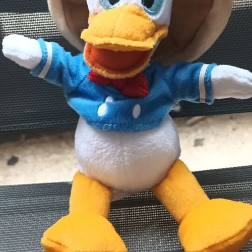 Donald Duck plush like new from Disney Store The Three Caballeros