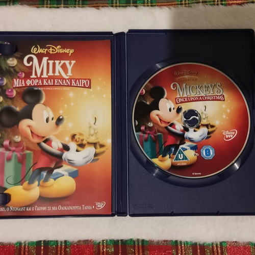 Miky Once Upon a Time Christmas Disney DVD like new, dubbed