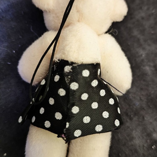 Teddy Bear Keychain used with missing rhinestone